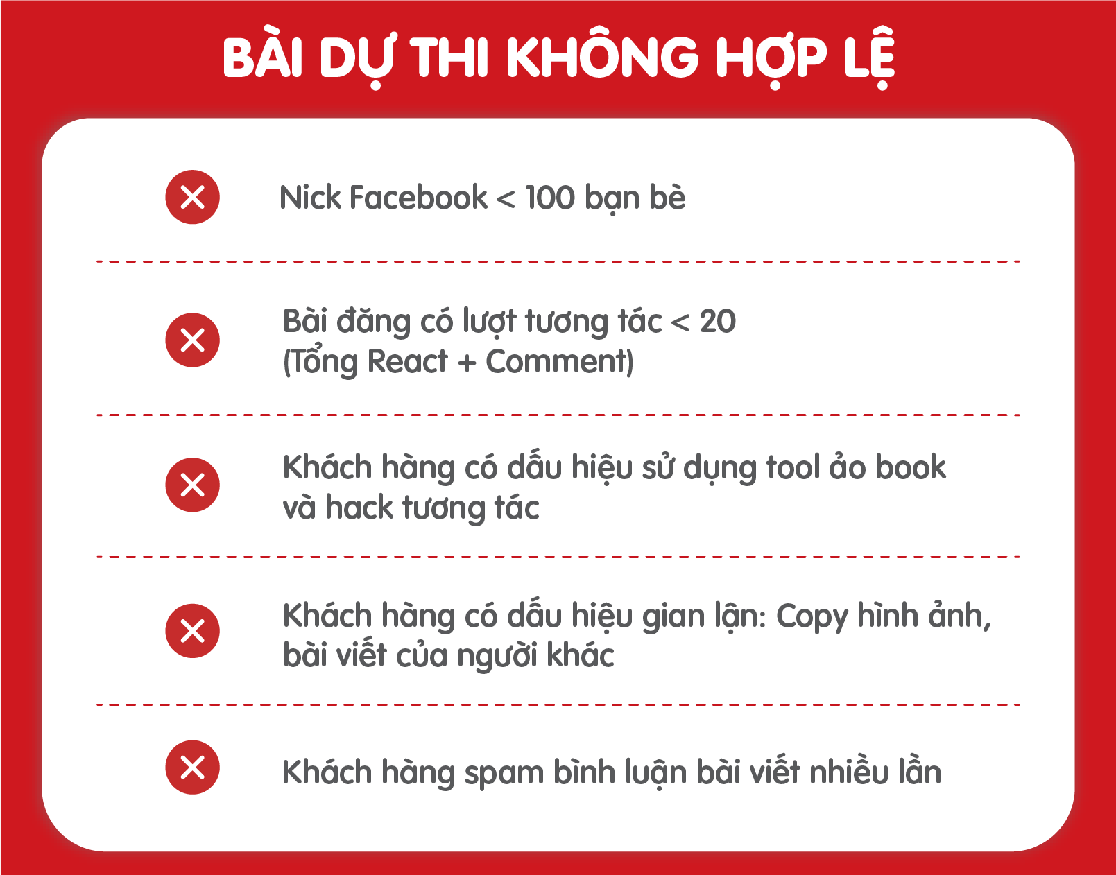Section cuộc thi UGC review 6